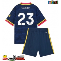 Camisa de Futebol Arsenal Mikel Merino #23 Equipamento Secundário Infantil 2026-27 Manga Curta (+ Calças curtas)